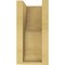 Ekena Millwork 5"W x 5"D x 10"H Wide Greensboro Rough Cedar Woodgrain TimberThane Corbel, Primed Tan CORUR05X05X10GRNRCPR - alternate 4